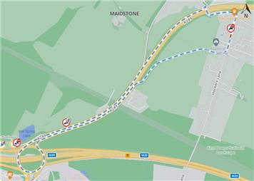 Temporary Road Closure - The Street, Detling - 16th June 2025