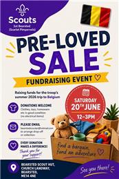 Scouts Fundraising event- 20 June